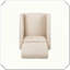 Fauteuil inclinable en tissu à poches latérales avec accoudoirs à pousser-1552230723