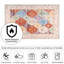 Tapis aztèque à motif marocain lavable à la machine Wymond avec envers antidérapant-111822407