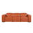 Top Grain Italian Leather Modular Power Triple Reclining Sofa With Power Headrests-109785895