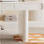 Bureau de couleur crème-1879435282