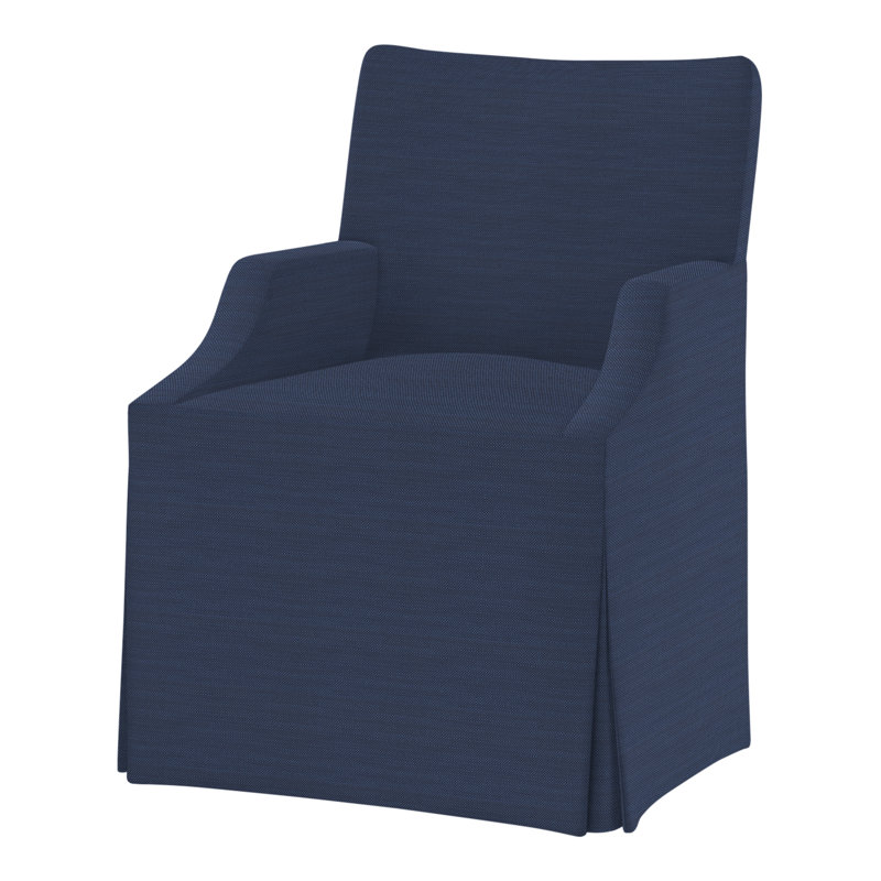 Fauteuil Lia, Périgold bleu Ishi Jean