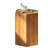 Square Natural Wood Side Table