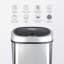Nine Stars 11.1 Gallon Stainless Steel Motion Sensor Trash Can