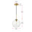 Luminaire suspendu sphérique simple à 1 lumière Snead-33559758-33591607-33591605
