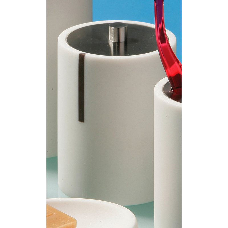 Leamon Ceramic / Porcelain Bathroom Storage Container