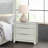 Modern Transitional Nightstand With 3 Drawers, Bed Side Table