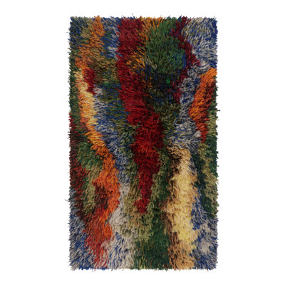Vintage One-of-a-Kind 2'4x3'10 Hand Knotted Area Rug