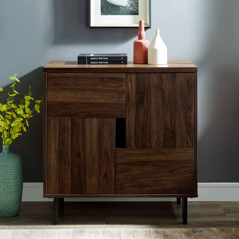 Regalado Sideboard, Dark Walnut/Navy
