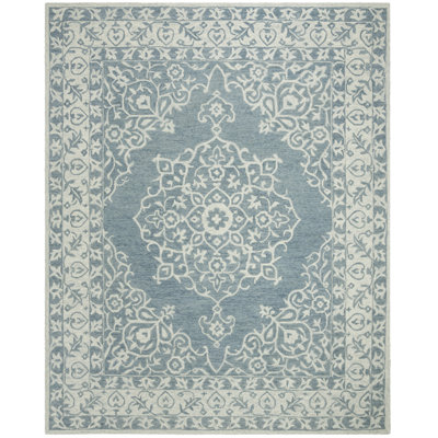 Burhardt Hand Tufted Wool Oriental Rug