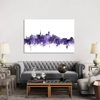 Beijing, China Skyline by Michael Tompsett - Wrapped Canvas Gallery-Wrapped Canvas Giclée