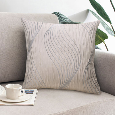 Briggett Plum Square Cushion