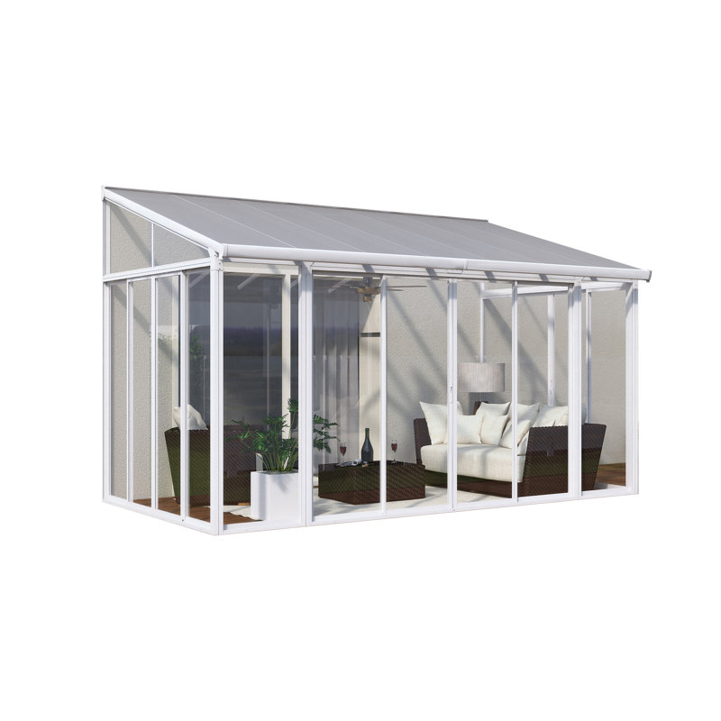 San Remo 3m x 4.5m Plastic Gazebo, White