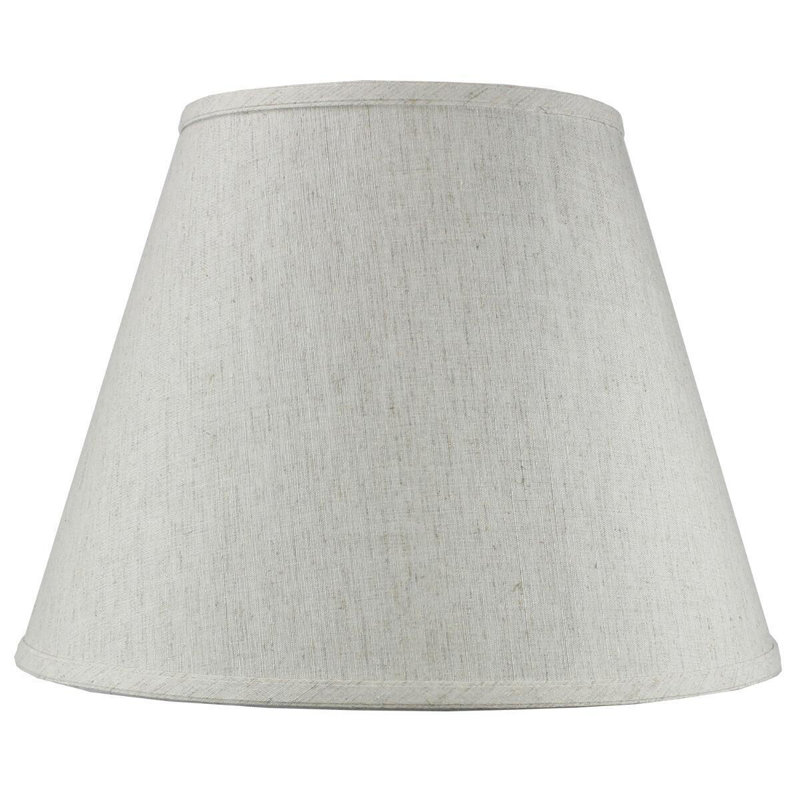 12'' H x 16'' W Linen Empire Lamp Shade, Textured Oatmeal