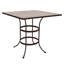 Tables Outdoor Square Bar Table-139493425-139493427