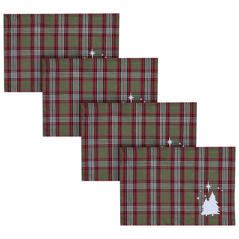  Ensemble de 4 napperons North Star
