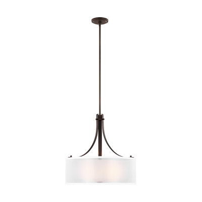 Elmwood Park Three Light Pendant from Generation Lighting 
