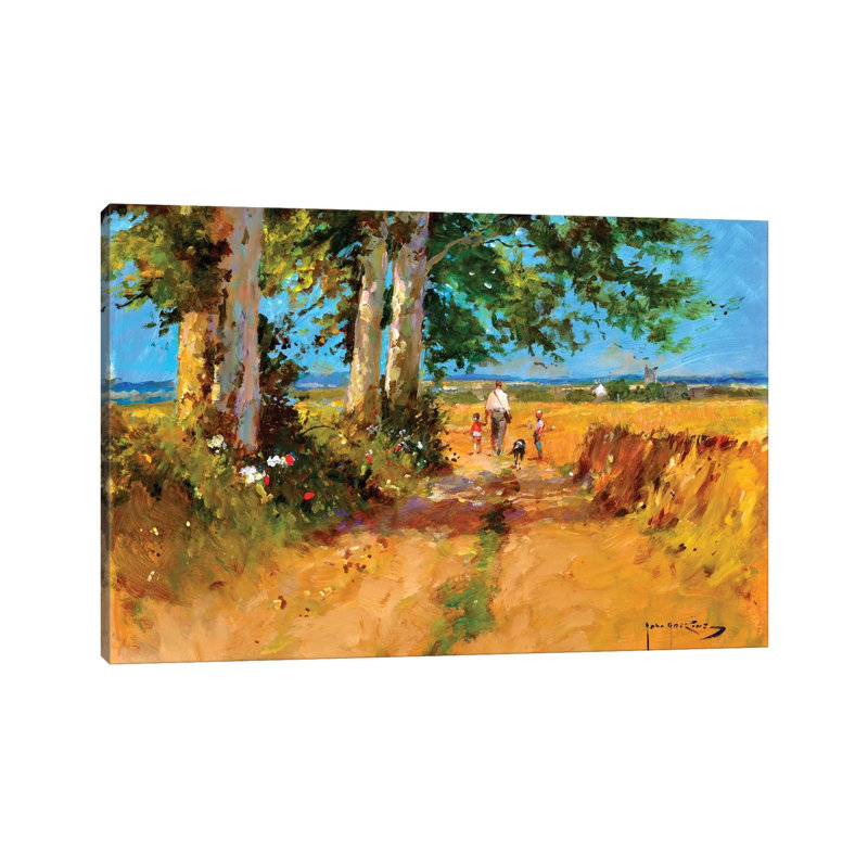 August Fields by John Haskins - Wrapped Canvas Gallery-Wrapped Canvas Giclée, 101.6 cm H x 66.04 cm W