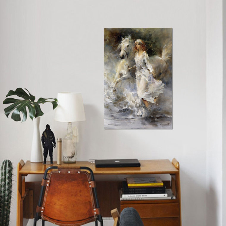 « cool breeze », impression sur toile, H 12 po x l 8 po x P 0,75 po, Pas de tapis, Toile tendue