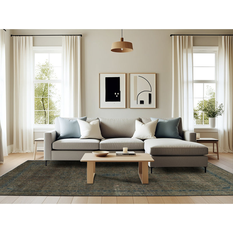 Abstract Indoor Rug, Rectangle 6' x 9'