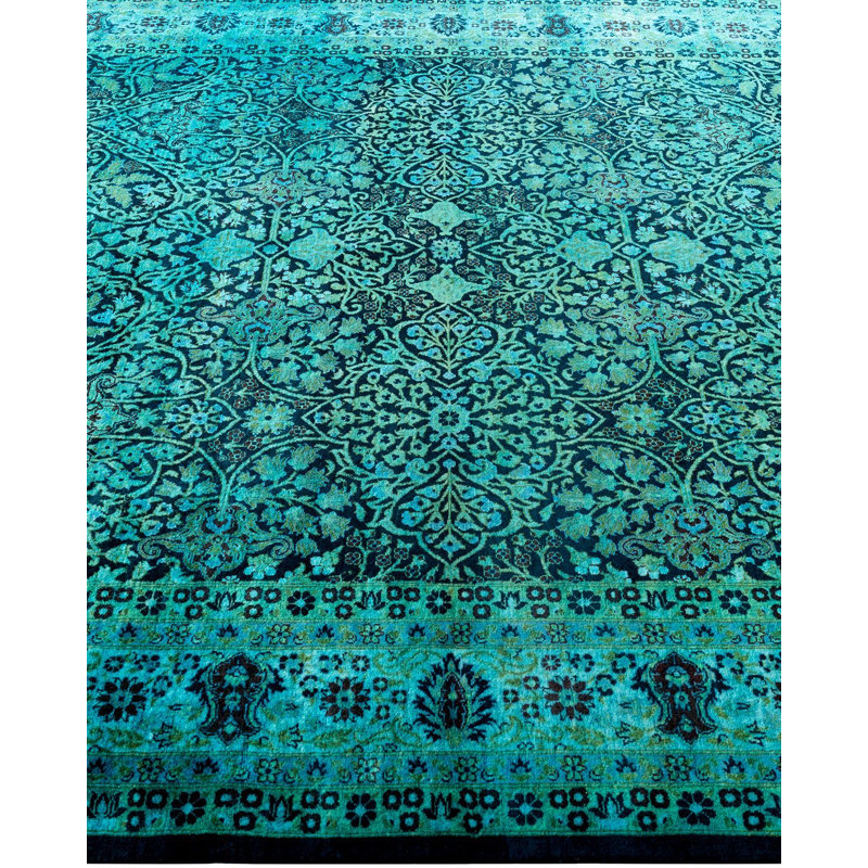 Overyed One-of-a-Kind Rectangle 6'1" X 9'3" Hand Knotted Area Rug