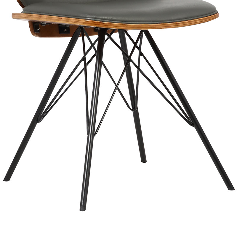 46cm H Upholstered Side Chair, Grey
