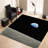 Non-Woven Thin Printed Area Rug with Vibrant Floral Design Ideal for Enhancing Home Interior Decor-126339595