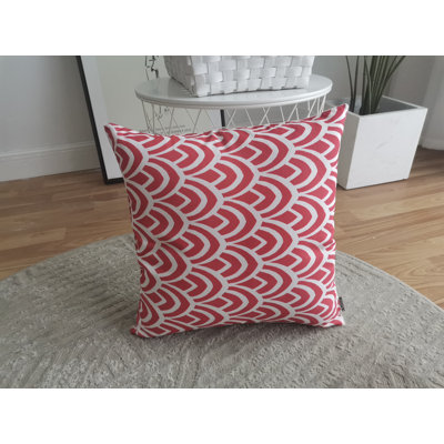 Housse de coussin extérieure imprimée sur fond blanc (simple)