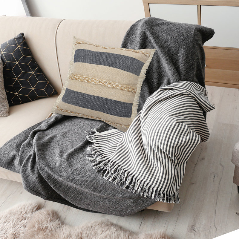 Coussin Denim Denim, 24 po x 24 po