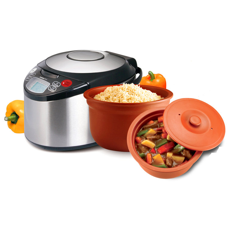 High-Fired VitaClay 2-in-1 Rice N Slow Cooker in Clay Pot