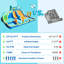 9-In-1 Inflatable Water Park With 3 Slides, Climbing Wall & Basketball – 750W Blower Included