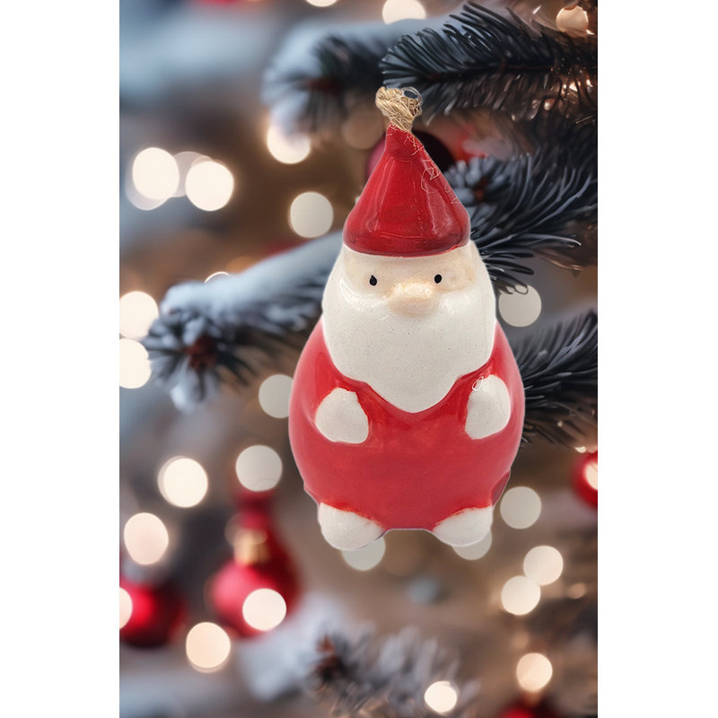 Ornement de Noël en céramique - Père Noël par F07N7-20