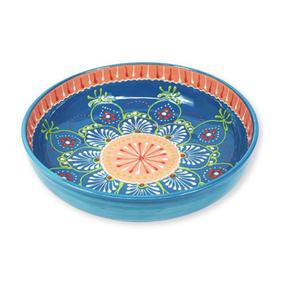 Latitude Vive Catlee Ceramic Stainless Steel Salad Bowl