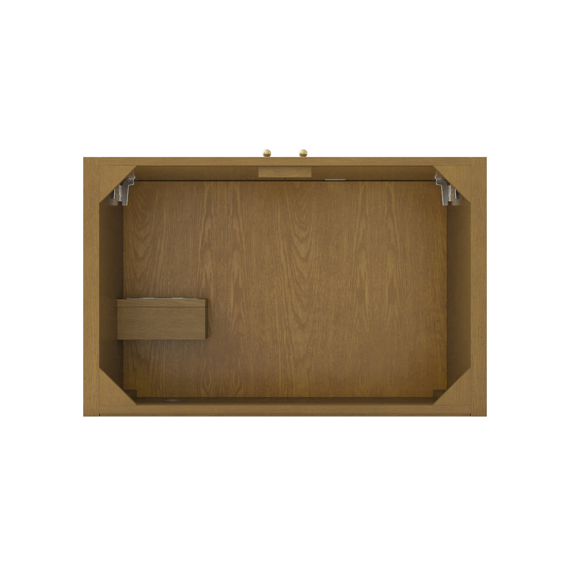 Hudson 36'' W Single Bathroom Vanity Base, Honey Oak