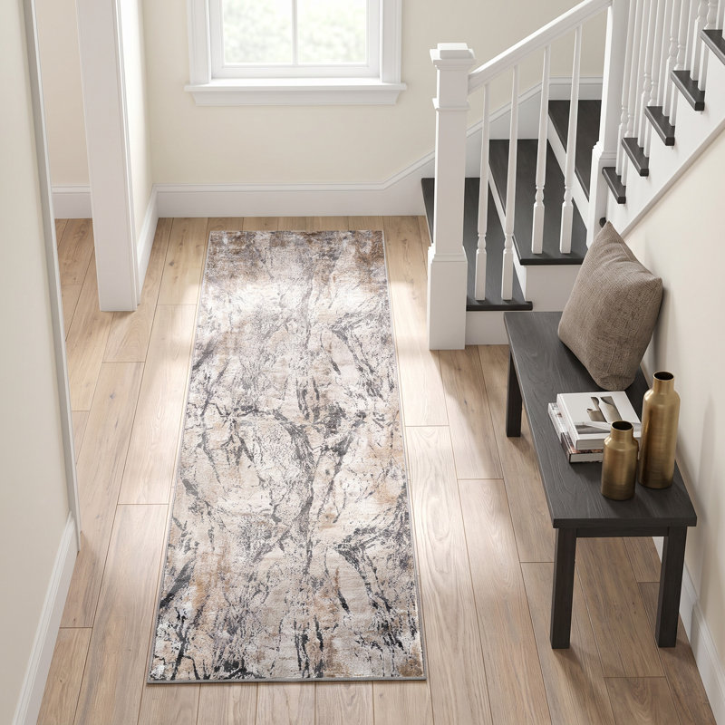 Tapis de couloir Henrey, Tapis de couloir 2 pi 7 po x 7 pi 9 po