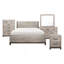 Commode de chambre à coucher bicolore avec tiroirs de rangement 1pc