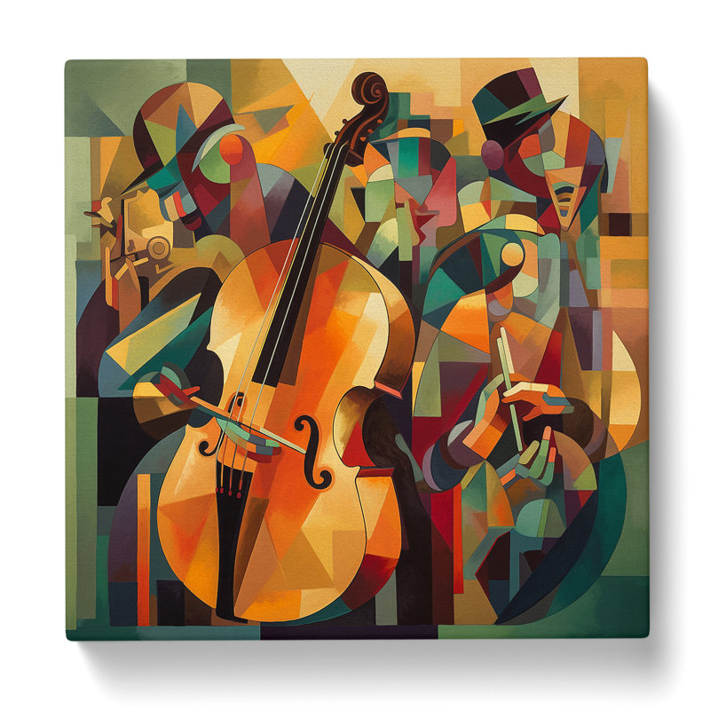 Jazz Cubism - Wrapped Canvas