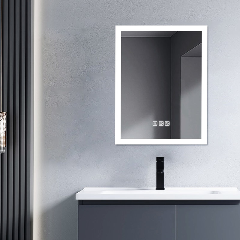 Miroir de salle de bain Bright, 27,63 po x 35,98 po