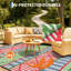 Boho Outdoor Rug Waterproof Reversible Plastic Straw Mat – Collapsible, Durable, Easy to Clean, for Patio, Deck, Balcony, Backyard, Porch, RV Camping-1021433697-1021433707