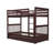 Twin-Over-Twin Bunk Bed With Ladders And Two Storage Drawers-976452143