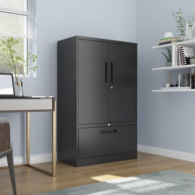  Bisley 6 Drawer Steel Under-Desk Multidrawer Storage Cabinet,  Charcoal (MD6-CH) : Home & Kitchen