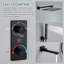 Système de douche thermostatique complet en laiton massif 9,84 "avec valve brute-98142346