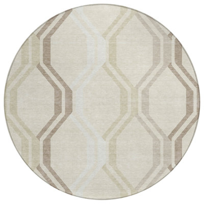Machine Washable Indoor/Outdoor Chantille ACN2326 Mid-Century Modern Rug