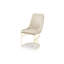 Chaise luxueuse rembourrée en velours avec base en métal-1632500658-1632500657