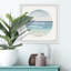 Reproduction d’art sur papier encadrée « relaxation beach »-1352924958