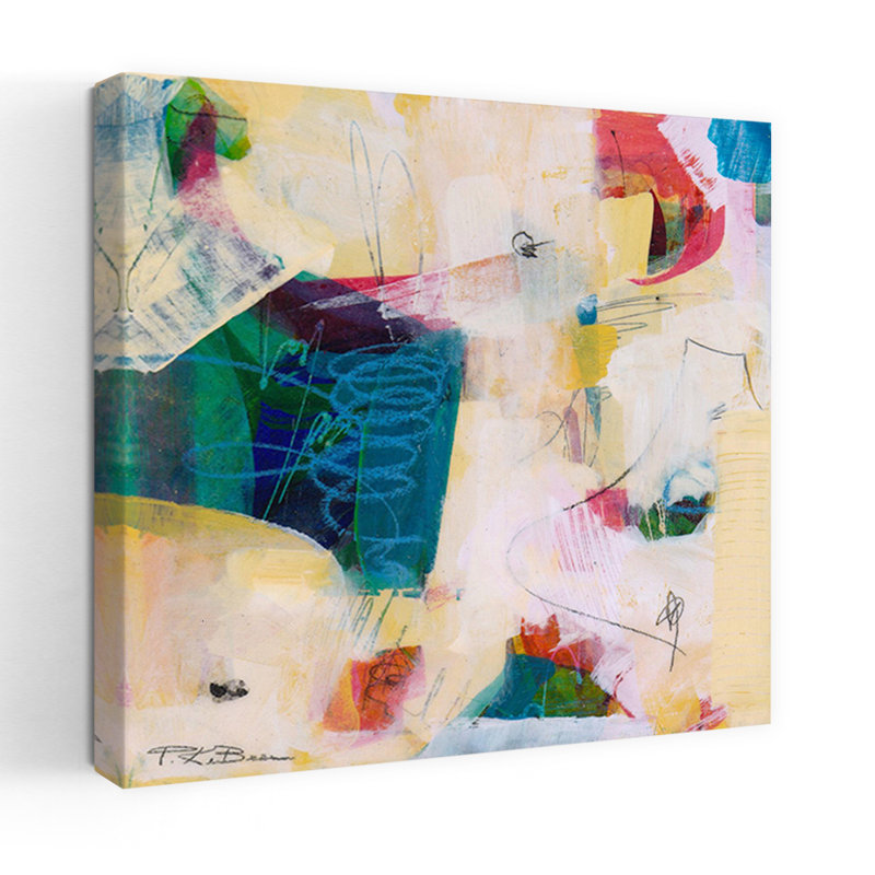 Oide 2, art abstrait contemporain, H 18 po x l 18 po