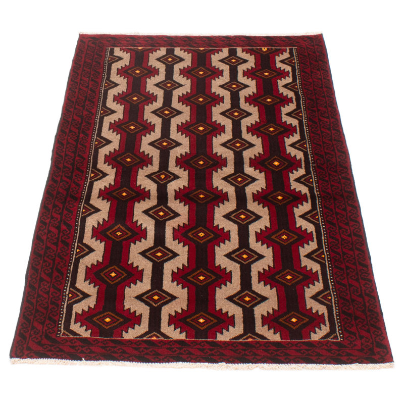One-of-a-Kind 3'6" X 6'1" New Age Wool Area Rug in