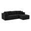 Canapé d'angle modulaire moderne en forme de L de 267 cm (105 pouces) avec méridienne, poche latérale et canapé-lit convertible-1689210028