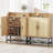 16 Shoe Storage Cabinet With Rattan Doors Storage Entryway Hallway