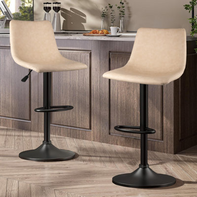 Ensemble de 4 tabourets de bar réglables