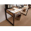 Factory Solid Wood Top Metal Base Writing Desk